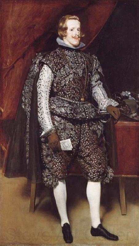 Diego Velazquez Philip IV of Spain in Brown and Silver Spain oil painting art